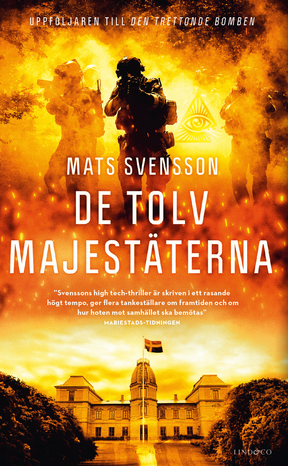 Valokuva kirjasta Mats Svensson De tolv majestäterna, kuuluu tuoteryhmään Ruots kaunokirjat.