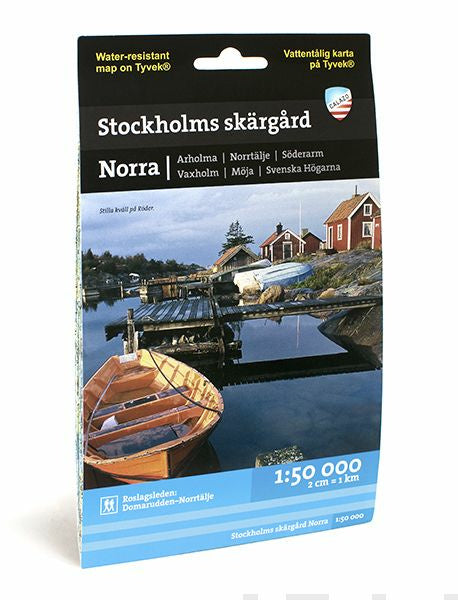 Valokuva kirjasta  Stockholms skärgård - Norra 1:50 000, kuuluu tuoteryhmään Matkat.