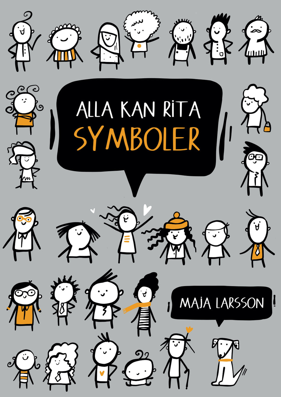 Valokuva kirjasta Maja Larsson Alla kan rita symboler, kuuluu tuoteryhmään Ruots harrasteet taide.