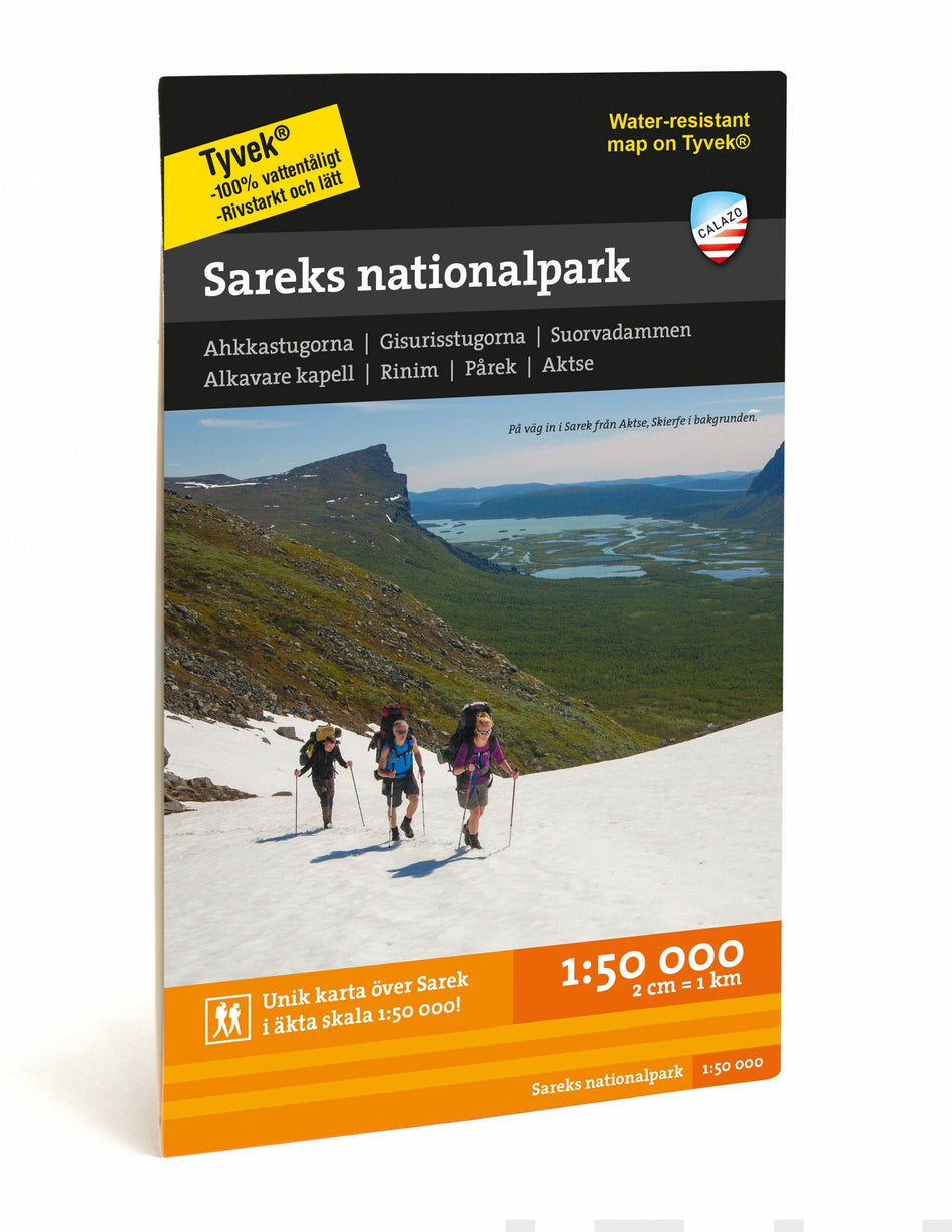 Valokuva kirjasta  Sareks nationalpark 1:50 000, kuuluu tuoteryhmään Matkat.