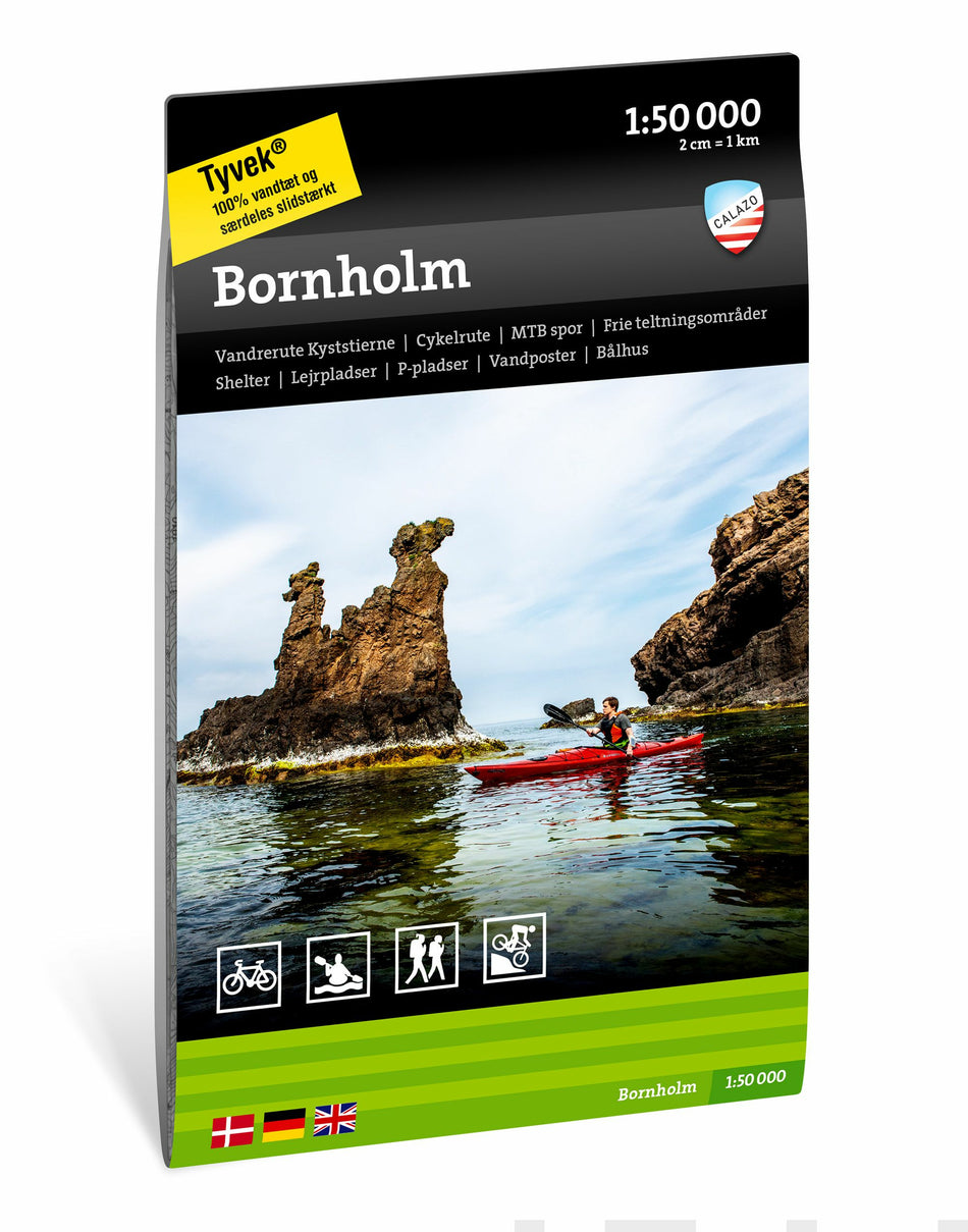 Valokuva kirjasta  Bornholm 1:50 000, kuuluu tuoteryhmään Matkat.