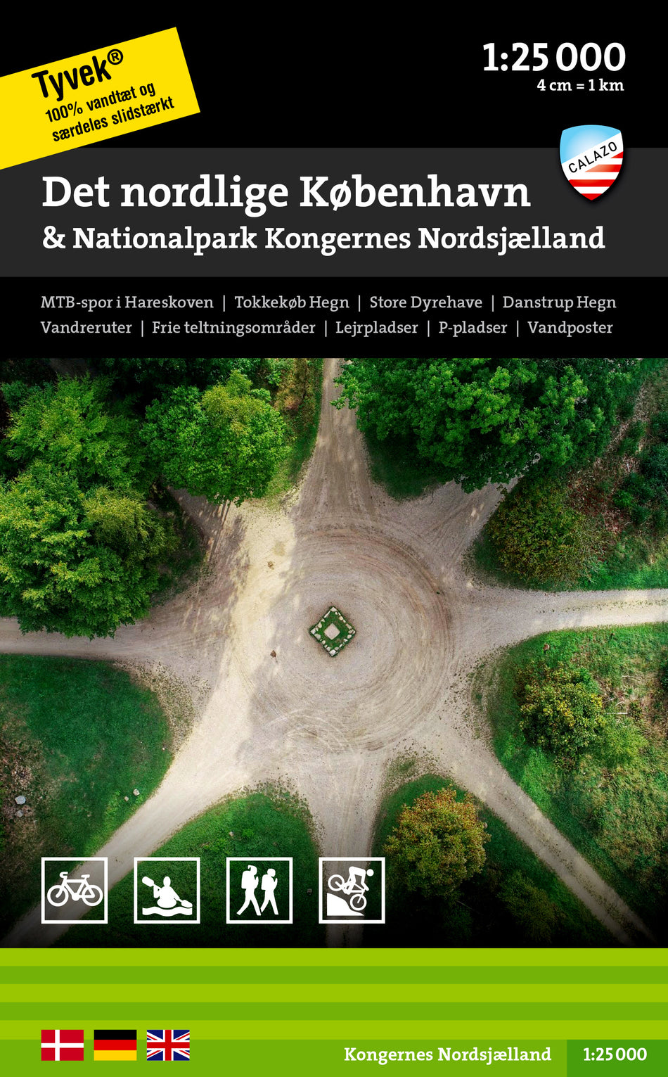 Valokuva kirjasta  Det nordlige Köbenhavn 1:25 000, kuuluu tuoteryhmään Matkat.