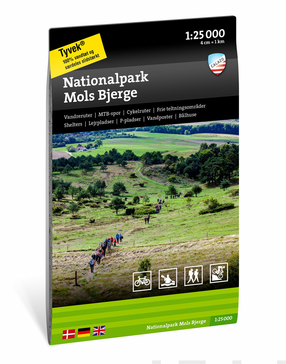 Valokuva kirjasta  Nationalpark Mols Bjerge 1:25 000, kuuluu tuoteryhmään Matkat.