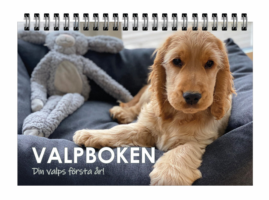 Valokuva kirjasta  Valpboken : din hunds första år, kuuluu tuoteryhmään Ruots harrasteet taide.