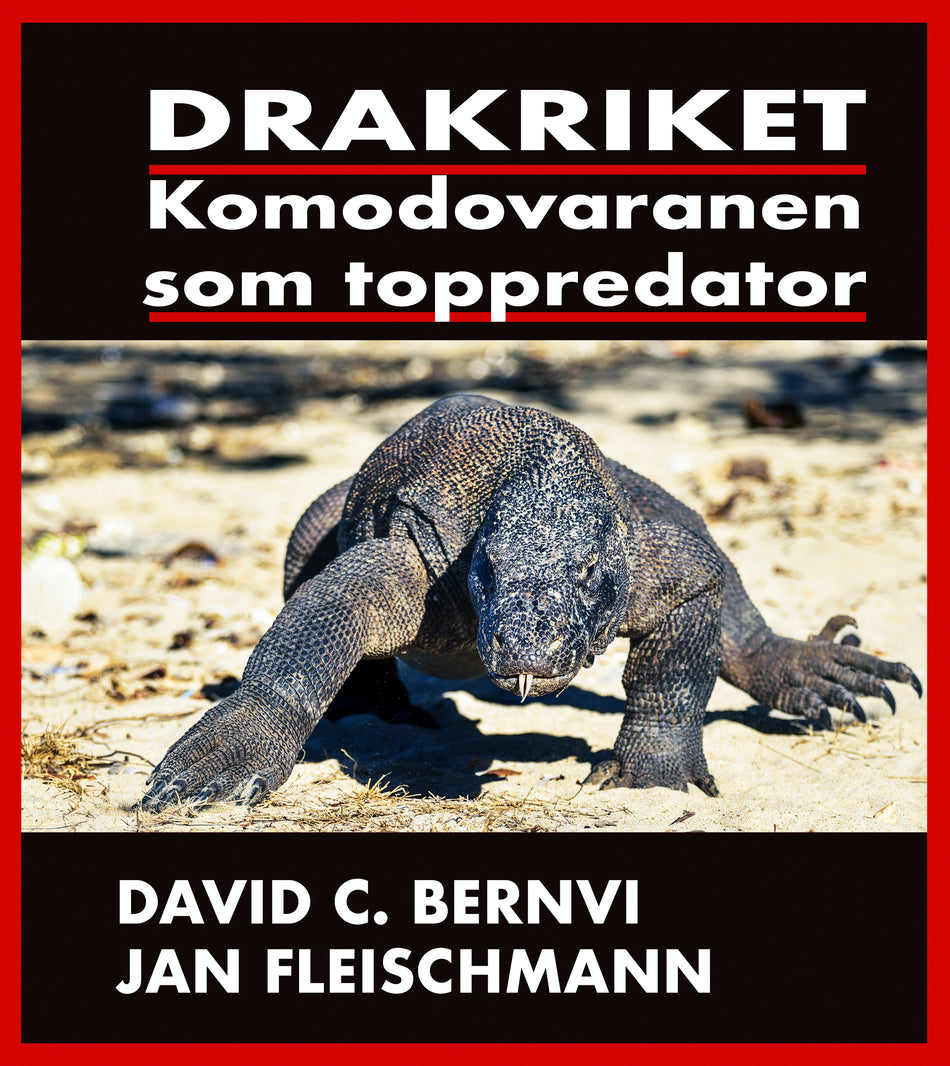 Valokuva kirjasta David C. Bernvi / Jan Fleischmann Drakriket : komodovaranen som toppredator, kuuluu tuoteryhmään Ruots harrasteet taide.