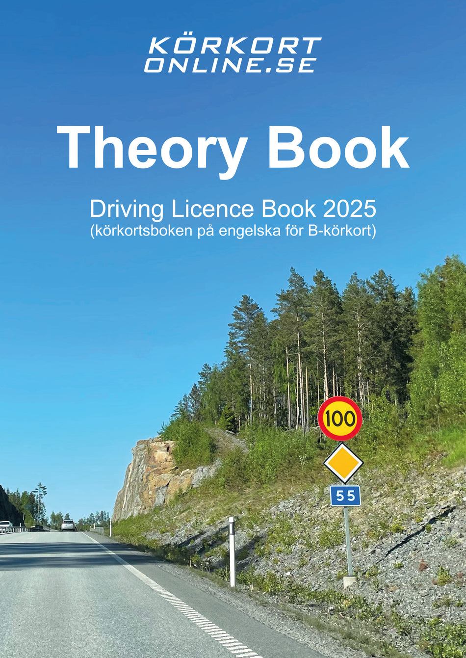 Valokuva kirjasta N/A Theory Book : Driving Licence Book 2025 (körkortsboken på engelska för B-körkort), kuuluu tuoteryhmään Ruots muu tieto.