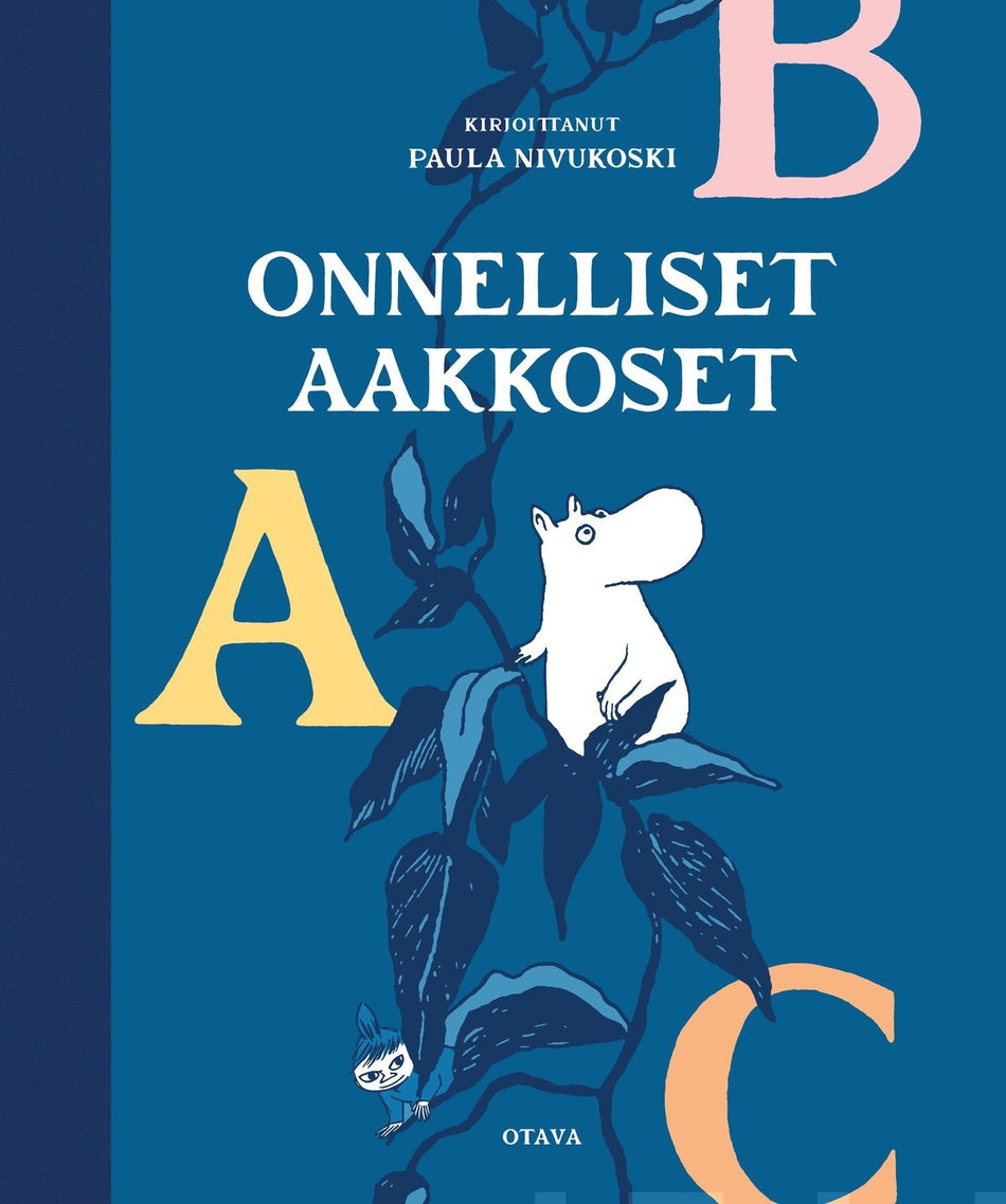 Valokuva kirjasta Paula Nivukoski Onnelliset aakkoset, kuuluu tuoteryhmään Lasten kuvakirjat.