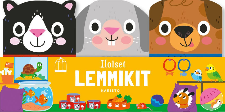 Valokuva kirjasta Phil Dauncey Iloiset lemmikit, kuuluu tuoteryhmään Lasten kuvakirjat.