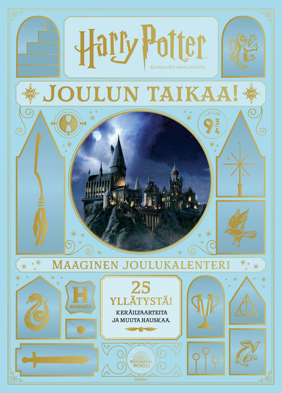Valokuva kirjasta  Harry Potter. Maaginen joulukalenteri, kuuluu tuoteryhmään Lasten romaanit lorut ja runot.