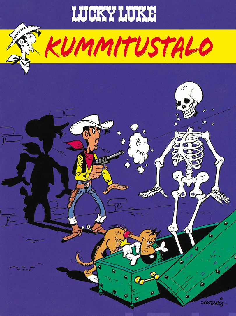 Valokuva kirjasta Claude Guylouis / X. Fauche / J. Léturgie Lucky Luke 56: Kummitustalo, kuuluu tuoteryhmään Sarjakuvat.