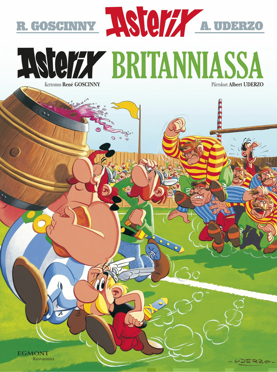 Valokuva kirjasta René Goscinny Asterix 8: Asterix Britanniassa, kuuluu tuoteryhmään Sarjakuvat.