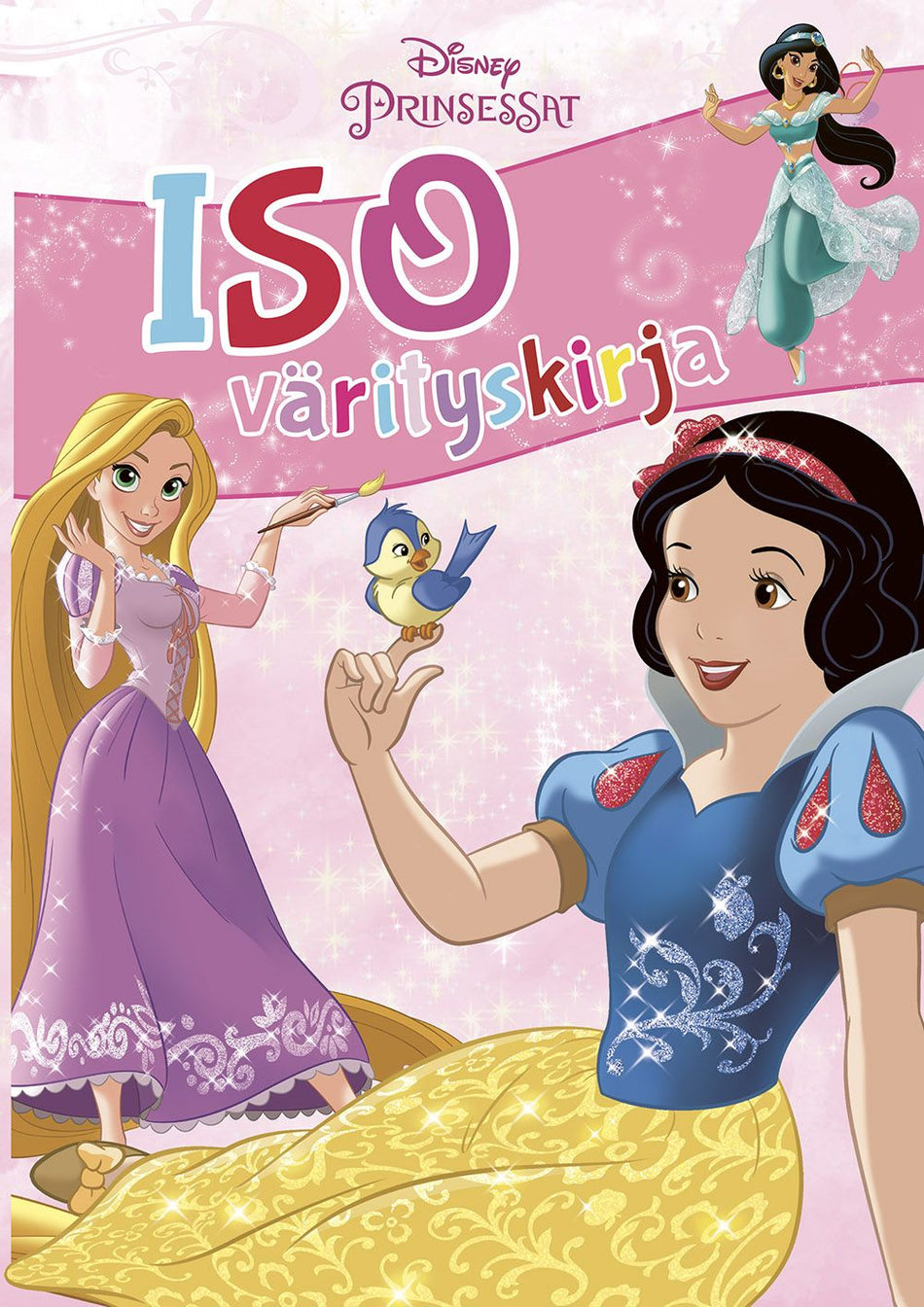 Valokuva kirjasta  Disney Prinsessat Iso värityskirja, kuuluu tuoteryhmään Väritys-puuhakirjat.