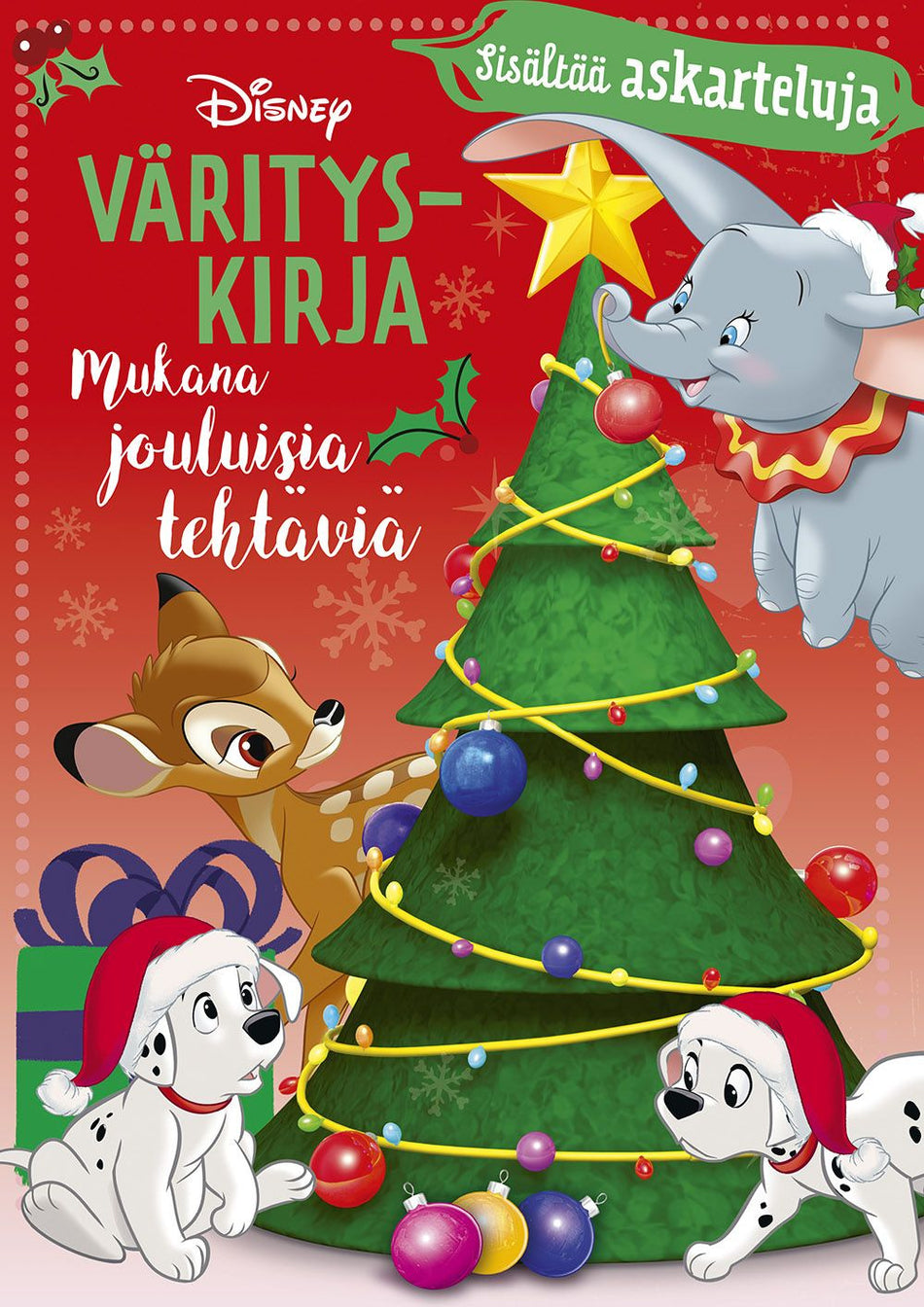 Valokuva kirjasta  Disney Klassikot jouluinen värityskirja, kuuluu tuoteryhmään Väritys-puuhakirjat.