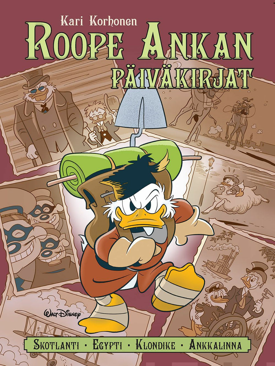 Valokuva kirjasta Kari Korhonen Roope Ankan päiväkirjat, kuuluu tuoteryhmään Lasten kuvakirjat.