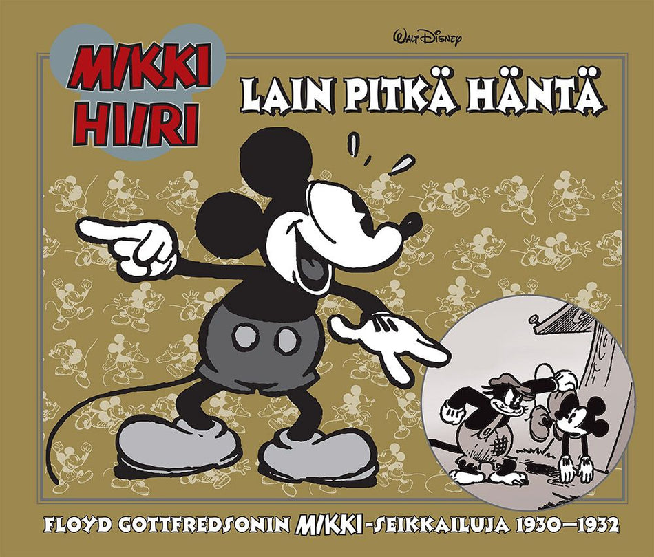 Valokuva kirjasta Floyd Gottfredson Mikki Hiiri: Lain pitkä häntä, kuuluu tuoteryhmään Sarjakuvat.