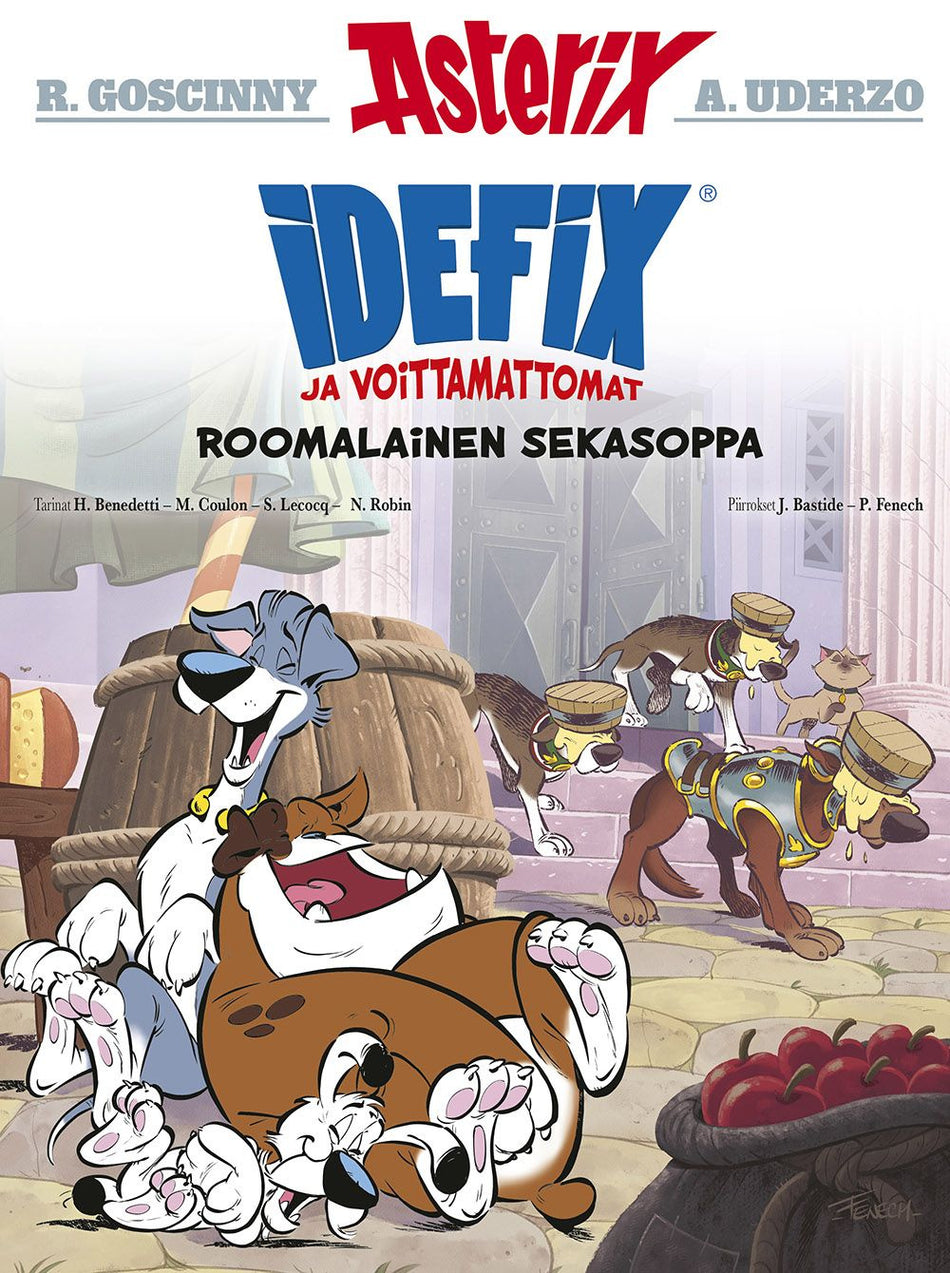 Valokuva kirjasta H. Benedetti / M. Coulon / S. Lecocq / N. Robin Idefix ja Voittamattomat 2: Roomalainen sekasoppa, kuuluu tuoteryhmään Lasten kuvakirjat.