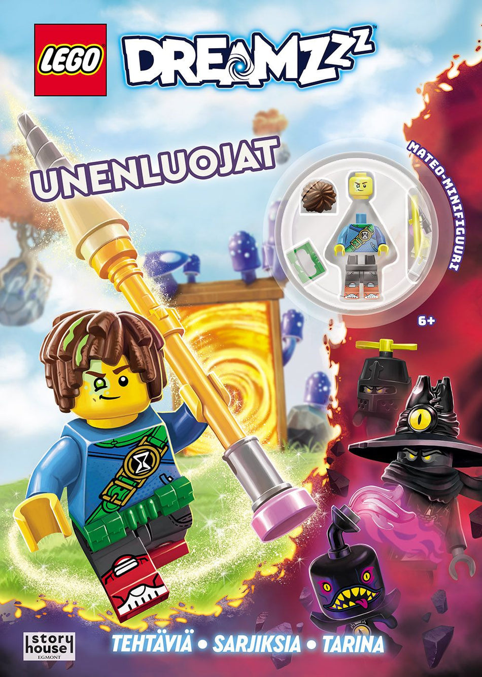 Valokuva kirjasta  LEGO DREAMZzz Unenluojat puuhakirja lelulla, kuuluu tuoteryhmään Väritys-puuhakirjat.