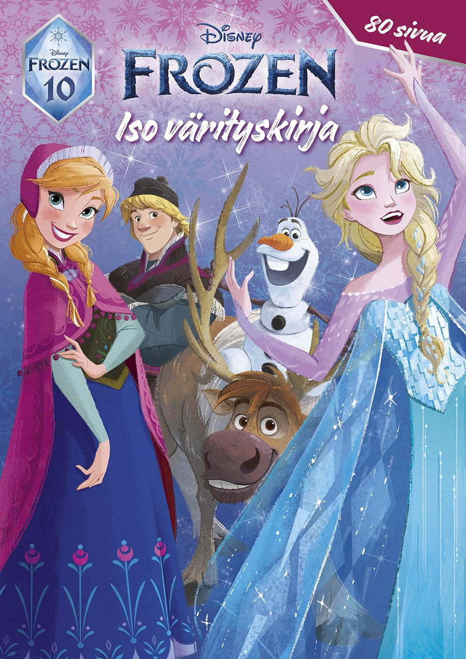 Valokuva kirjasta  Disney Frozen Iso värityskirja, kuuluu tuoteryhmään Väritys-puuhakirjat.