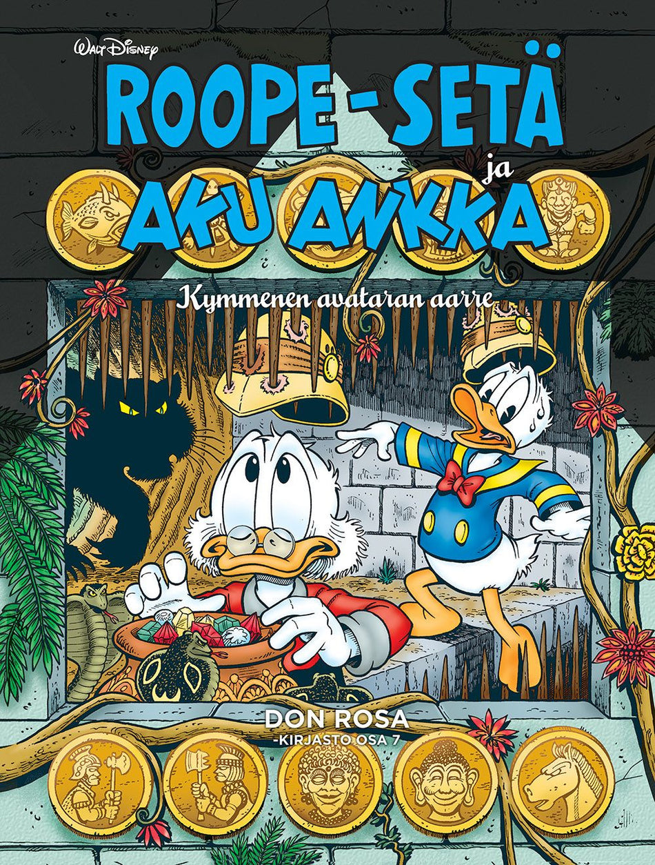 Valokuva kirjasta Don Rosa Don Rosa -kirjasto osa 7: Roope-setä ja Aku Ankka - Kymmenen avataran aarre, kuuluu tuoteryhmään Sarjakuvat.