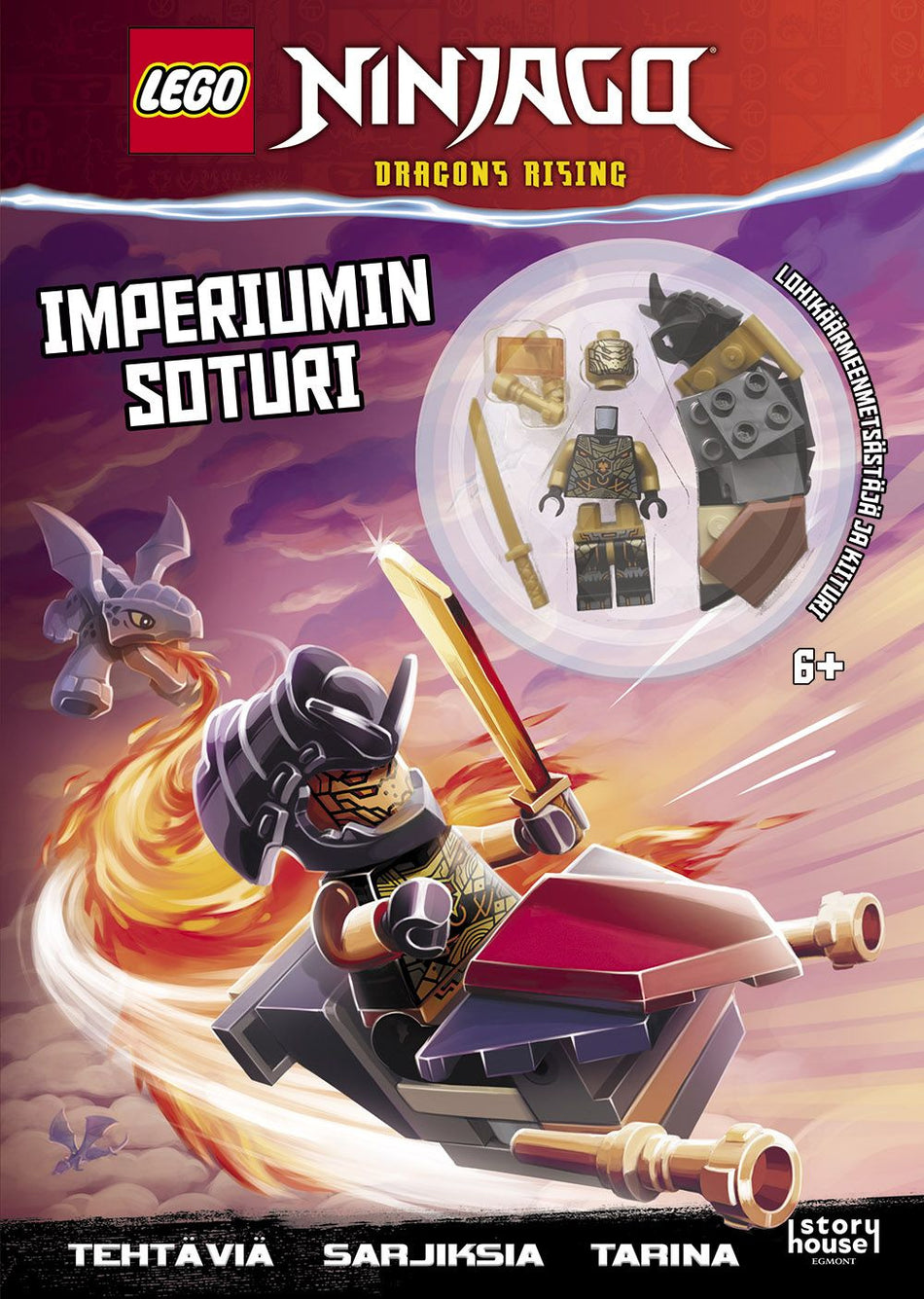 Valokuva kirjasta  LEGO Ninjago Imperiumin soturi puuhakirja lelulla, kuuluu tuoteryhmään Väritys-puuhakirjat.