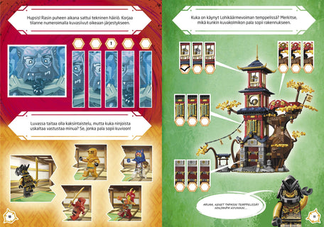 LEGO Ninjago Imperiumin soturi puuhakirja lelulla