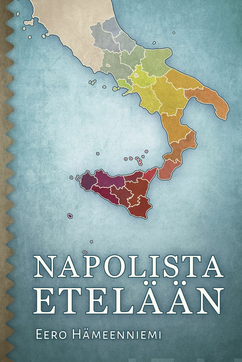 Valokuva kirjasta Eero Hämeenniemi Napolista etelään, kuuluu tuoteryhmään Matkat.