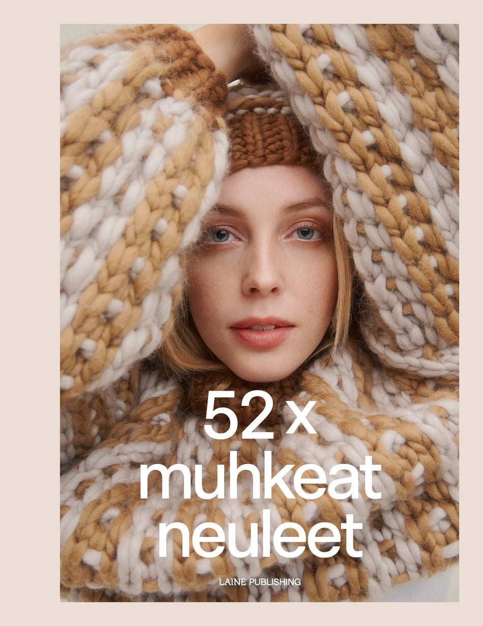 Valokuva kirjasta  52 x Muhkeat Neuleet, kuuluu tuoteryhmään Urheilu harrasteet.