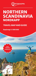 Pohjoiskalotti Matkailukartta ja opas - Northern Scandinavia Nordkapp Travel Map and Guide 1:1 000 000