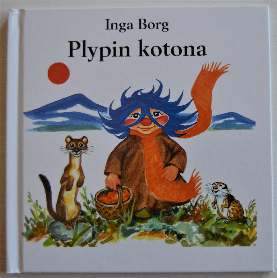 Valokuva kirjasta Inga Borg Plypin kotona (meänkielinen), kuuluu tuoteryhmään Lasten kuvakirjat.