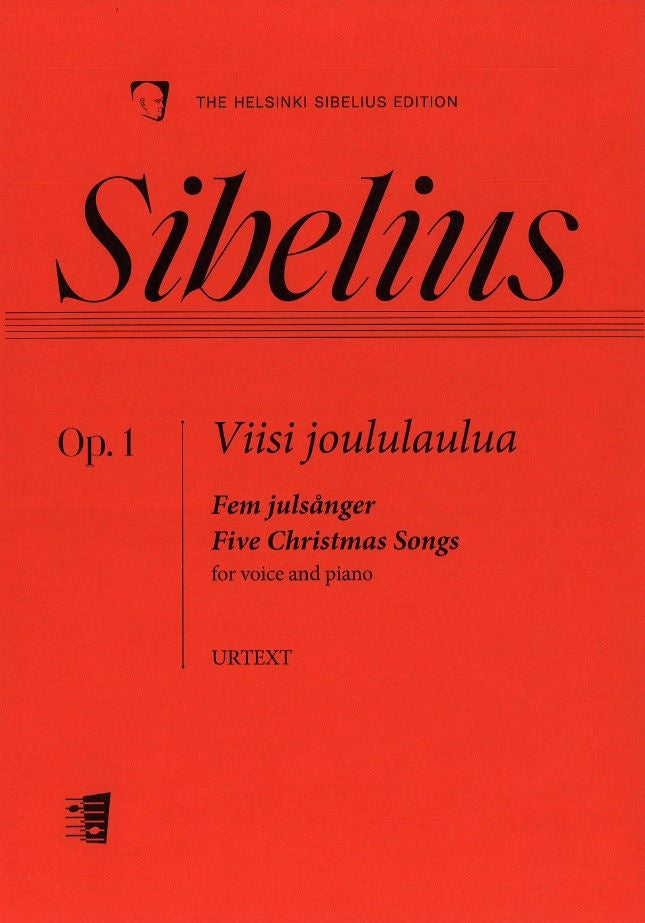 Valokuva kirjasta  Viisi joululaulua - Fem julsånger - Five Christmas Songs op. 1 for voice and piano, kuuluu tuoteryhmään Musiikki.