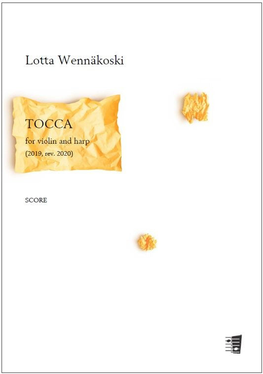 Valokuva kirjasta  Tocca for violin and harp, kuuluu tuoteryhmään Musiikki.