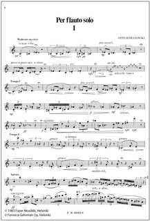 Per Flauto Solo (PDF)