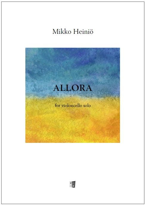 Valokuva kirjasta  Allora for violoncello solo, kuuluu tuoteryhmään Musiikki.