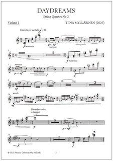 Daydreams - Score & parts