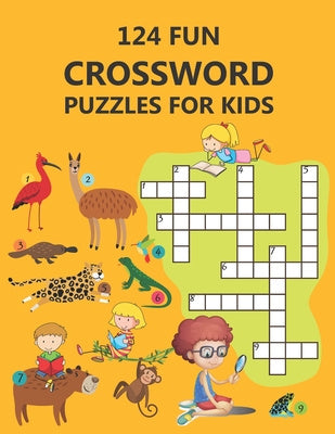 Valokuva kirjasta Mia Elyna 124 Fun Crossword Puzzles for Kids: First Children Crossword Puzzle Book for Kids Age 6, 7, 8, 9 and 10 and for 3rd graders, Kids Crosswords (Easy Wor, kuuluu tuoteryhmään Ulk harrasteet.