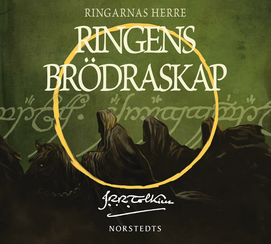 Valokuva kirjasta J. R. R. Tolkien Ringens brödraskap : första delen av Ringarnas herre, kuuluu tuoteryhmään Ruots kaunokirjat.