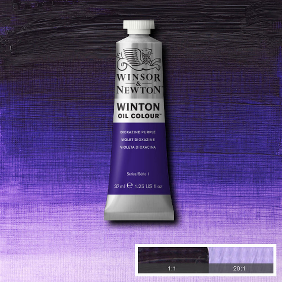 Valokuva tuotteesta Öljyväri 37ml 229 Dioazine purple W&amp;N Winton, kuuluu tuoteryhmään Taidetarvikkeet.