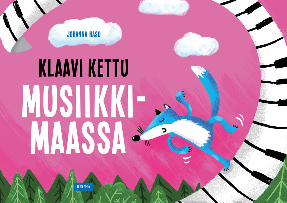 Valokuva kirjasta Johanna Hasu Klaavi Kettu musiikkimaassa, kuuluu tuoteryhmään Lasten ja nuorten tietokirjat.
