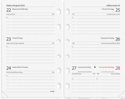 Compact kalenteripaketti FSC Mix 2022-2023 (lukuvuosikalenteri)
