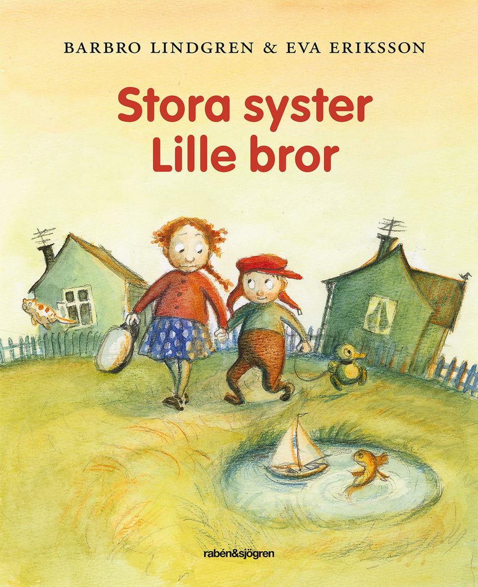 Valokuva kirjasta Barbro Lindgren Stora syster Lille bror, kuuluu tuoteryhmään Ruots lapset nuoret ja sarjakuvat.