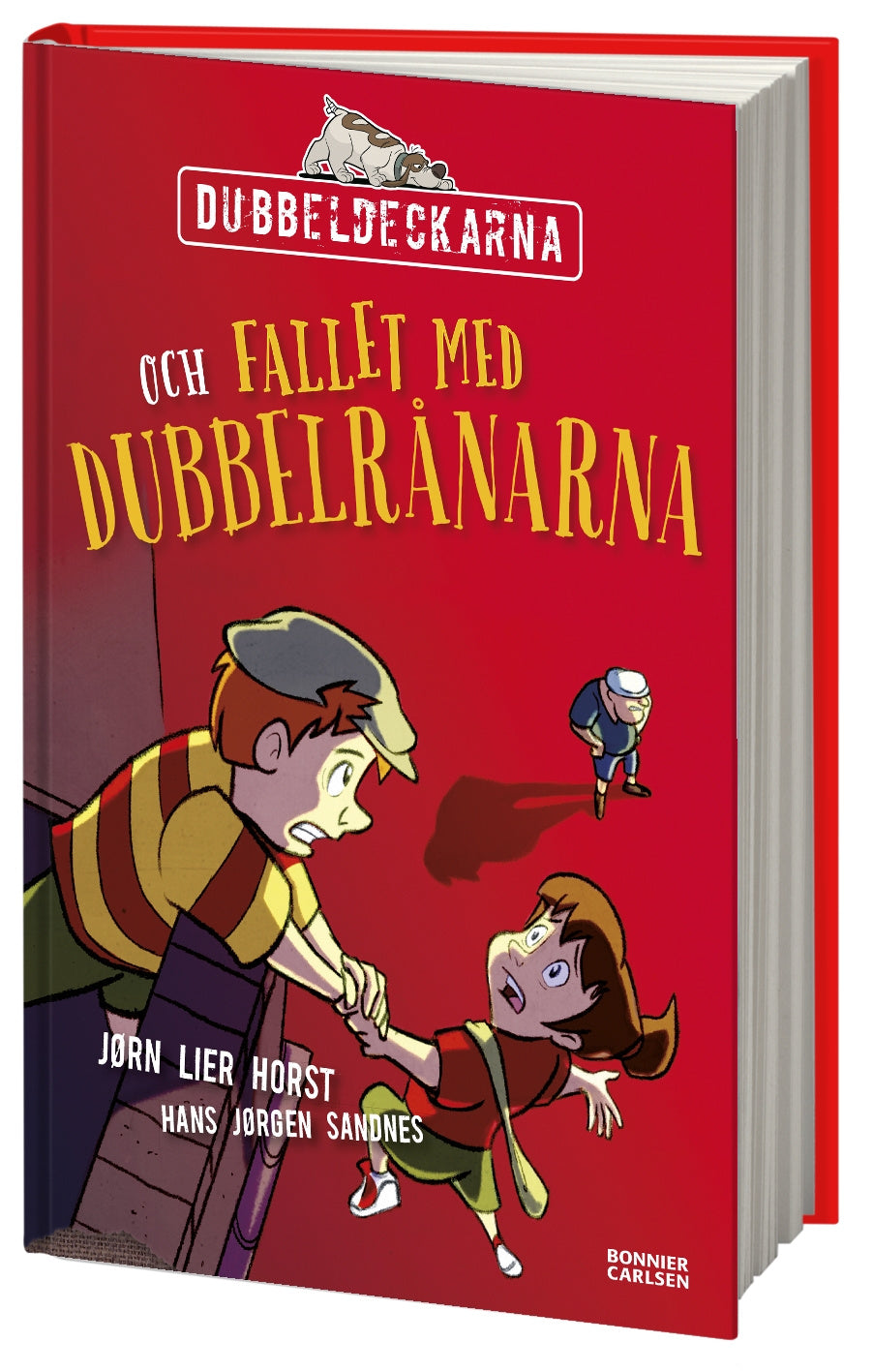 Valokuva kirjasta Jørn Lier Horst Dubbeldeckarna och fallet med dubbelrånarna, kuuluu tuoteryhmään Ruots lapset nuoret ja sarjakuvat.