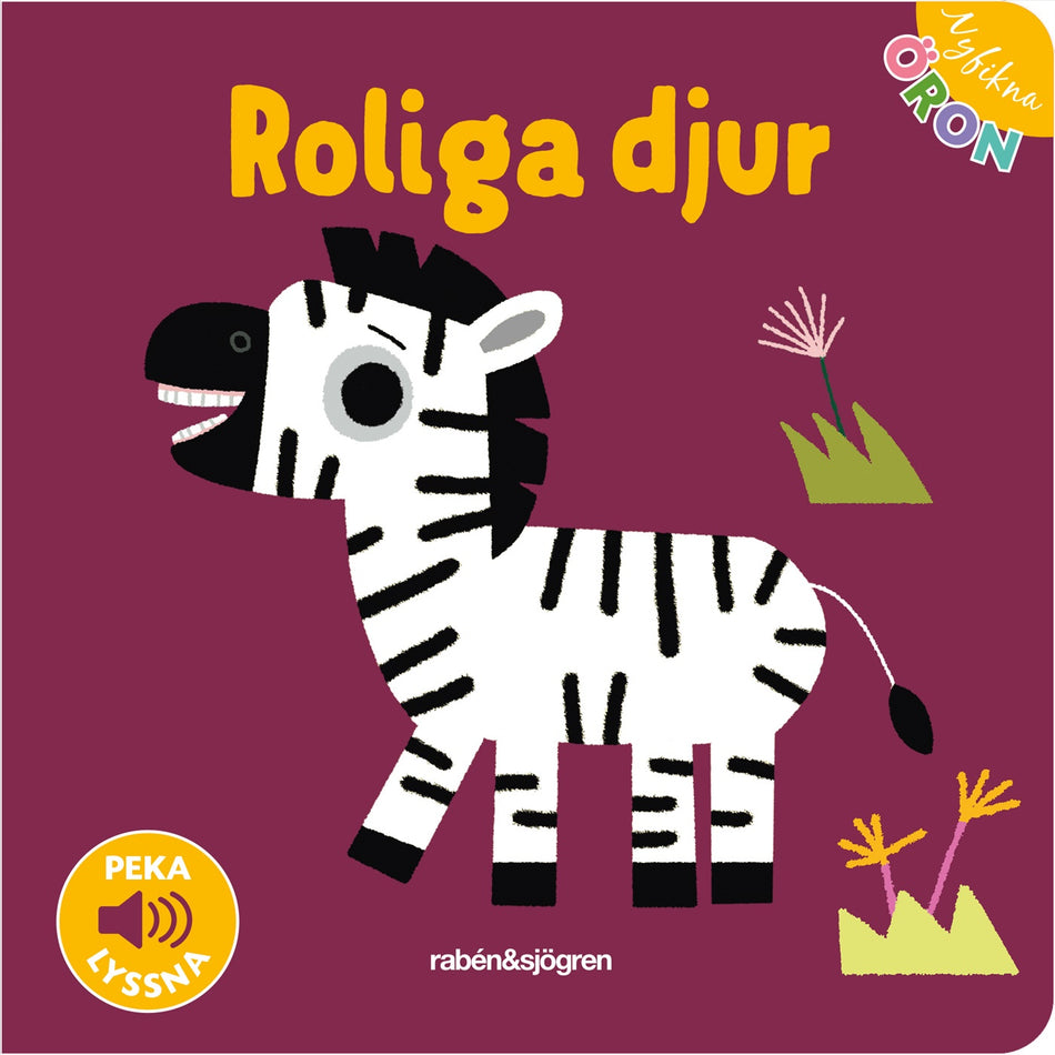 Valokuva kirjasta  Roliga djur - Peka, lyssna!, kuuluu tuoteryhmään Ruots lapset nuoret ja sarjakuvat.