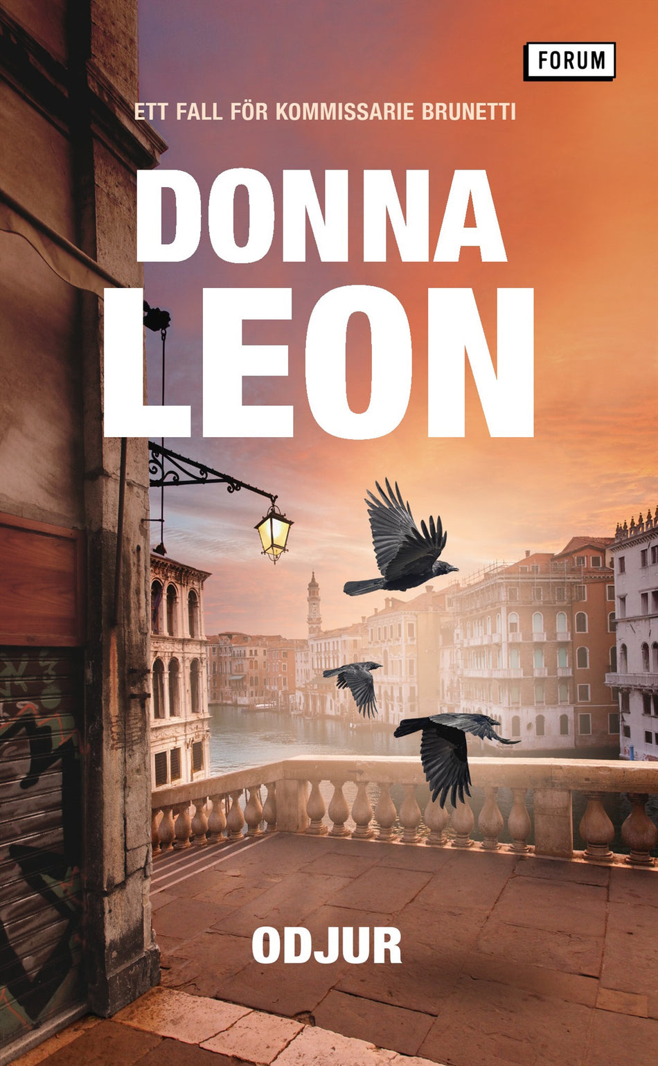 Valokuva kirjasta Donna Leon Odjur, kuuluu tuoteryhmään Ruotsalaiset pokkarit.