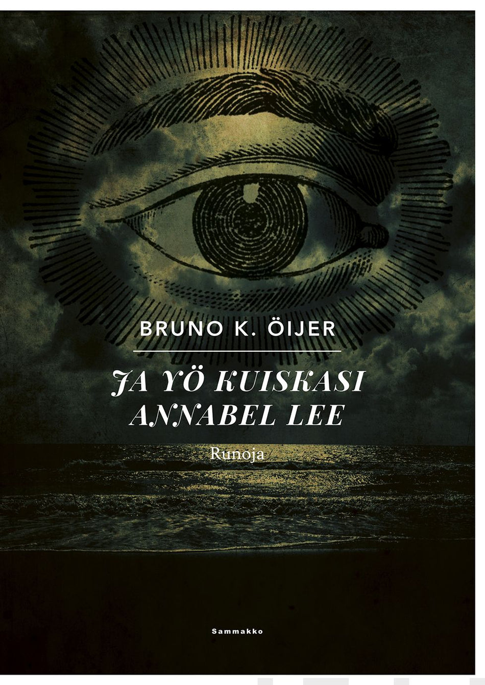 Valokuva kirjasta Bruno K. Öijer Ja yö kuiskasi Annabel Lee, kuuluu tuoteryhmään Runot.