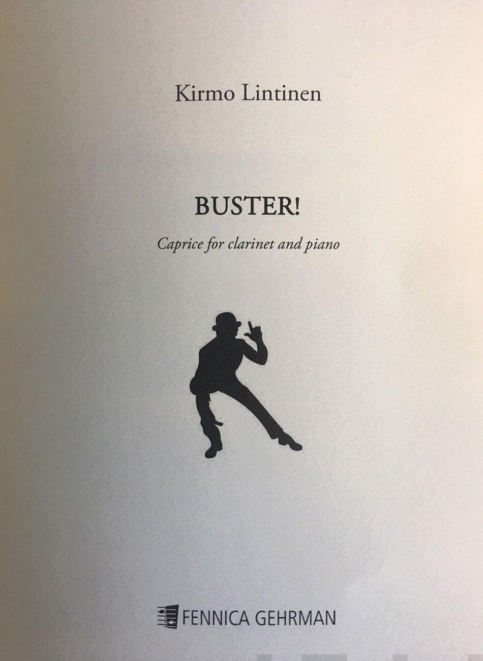 Valokuva kirjasta  Buster! Caprice for clarinet and piano, kuuluu tuoteryhmään Musiikki.