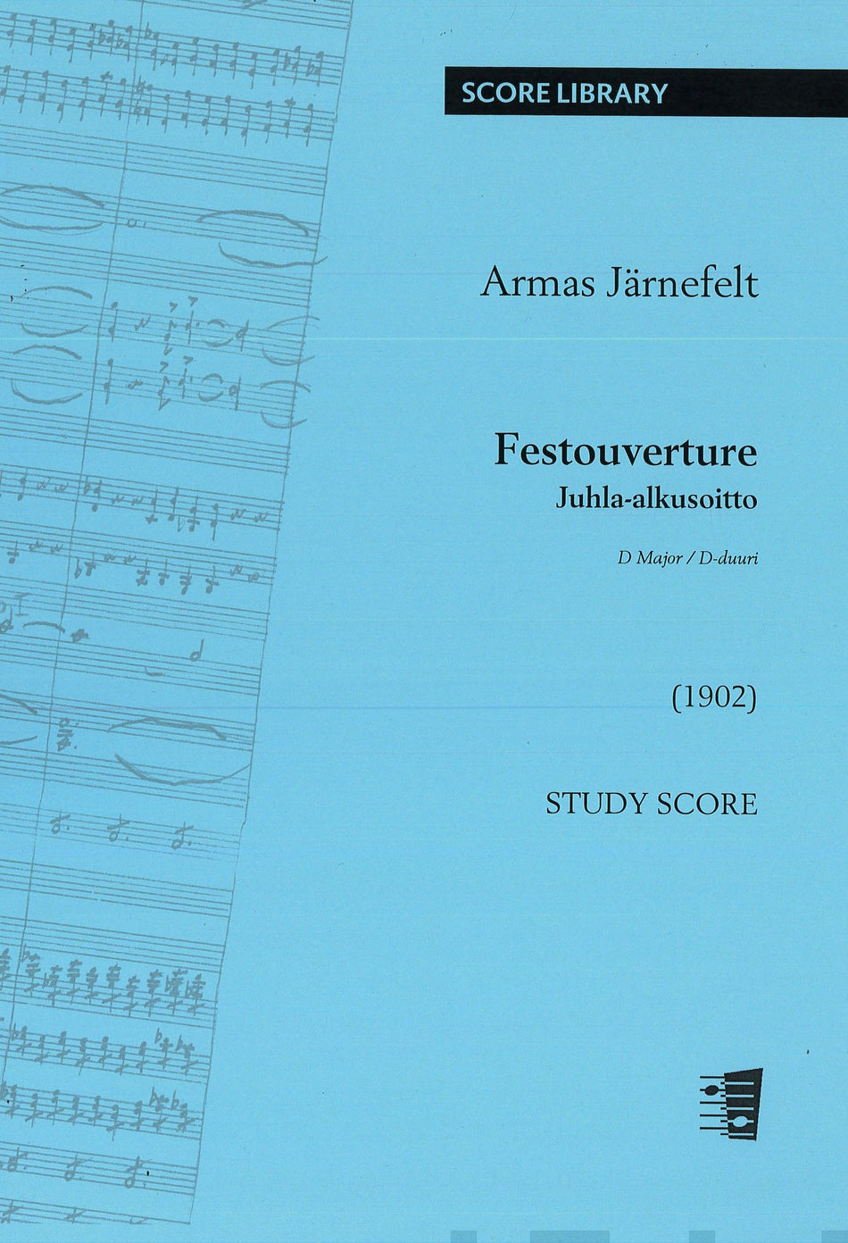Valokuva kirjasta  Festouverture D major - Juhla-alkusoitto D-duuri: study score, kuuluu tuoteryhmään Musiikki.