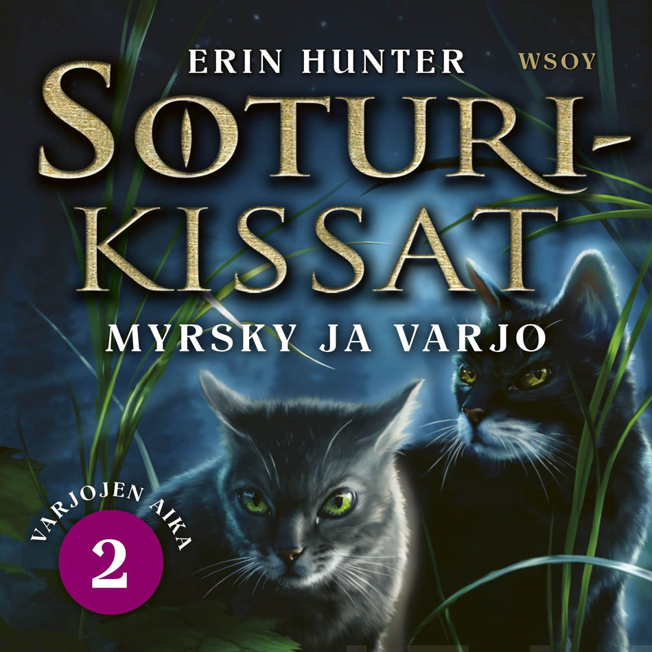 Valokuva kirjasta Erin Hunter Soturikissat: Varjojen aika 2: Myrsky ja varjo, kuuluu tuoteryhmään Äänikirjat lapset ja nuoret.