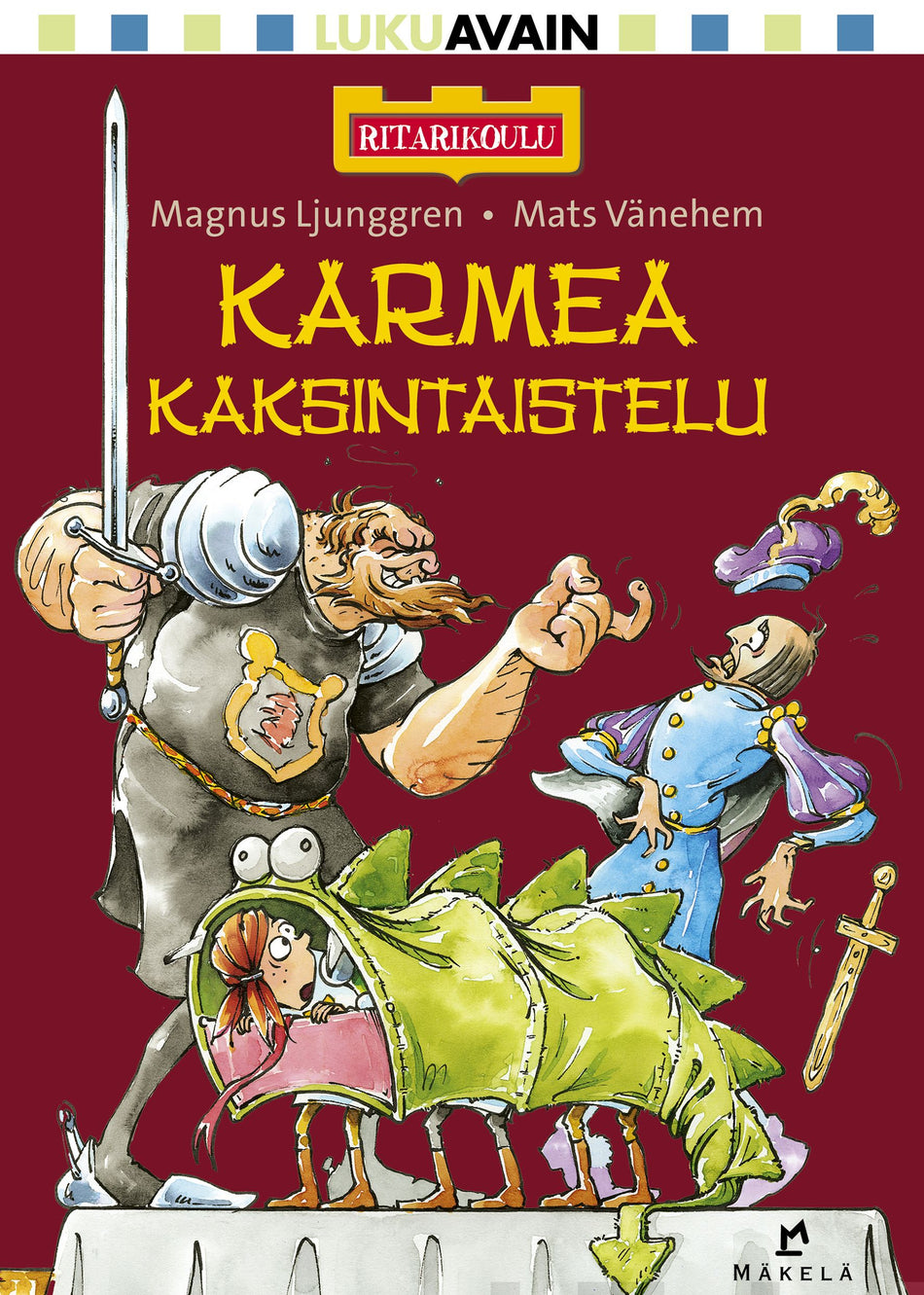 Valokuva kirjasta Magnus Ljunggren Karmea kaksintaistelu, kuuluu tuoteryhmään Lasten kuvakirjat.