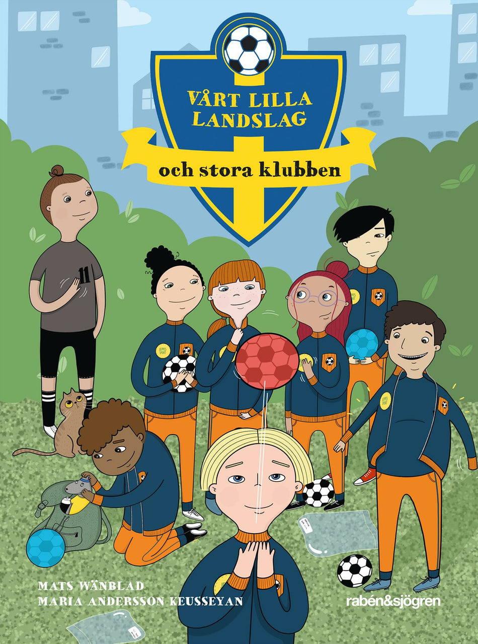 Valokuva kirjasta Mats Wänblad Vårt lilla landslag och stora klubben, kuuluu tuoteryhmään Ruots lapset nuoret ja sarjakuvat.