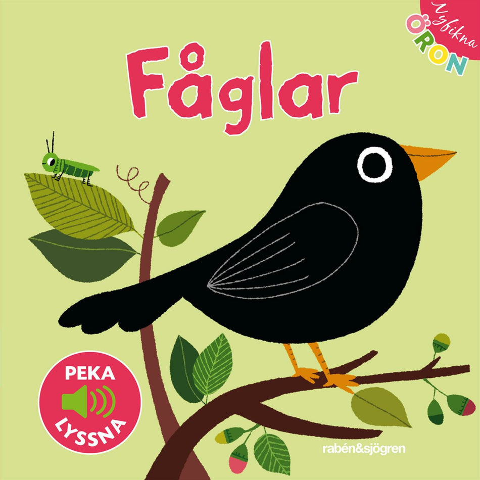 Valokuva kirjasta Gallimard, Fåglar  - Peka, lyssna, kuuluu tuoteryhmään Ruots lapset nuoret ja sarjakuvat.
